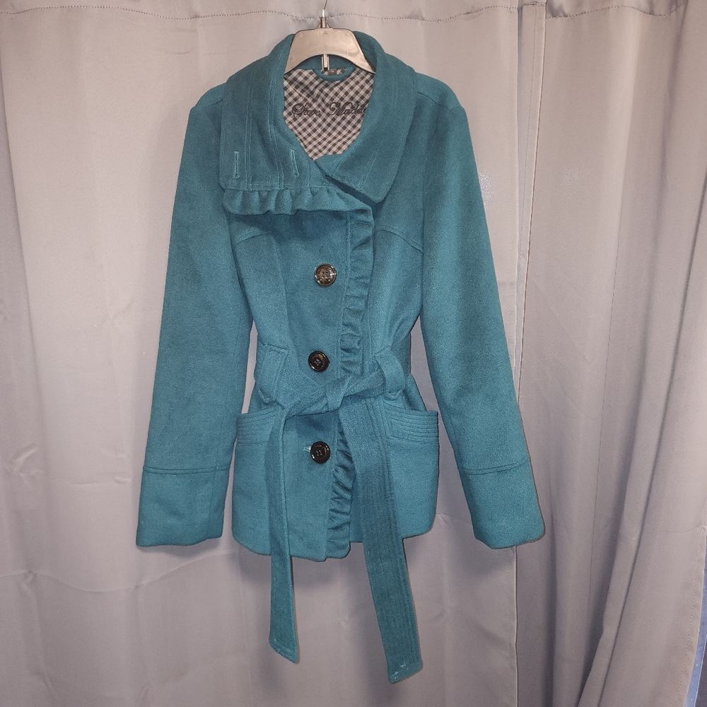 Steve Madden Pea Coat Medium Green